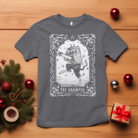 Christmas Krampus T Shirt Pagan Yule Nordic Xmas Krampus Evil Tarot Card - Wonder Print Shop