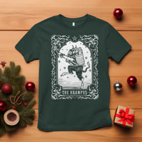 Christmas Krampus T Shirt Pagan Yule Nordic Xmas Krampus Evil Tarot Card - Wonder Print Shop