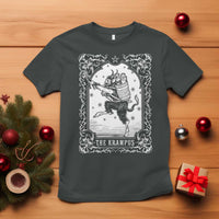 Christmas Krampus T Shirt Pagan Yule Nordic Xmas Krampus Evil Tarot Card - Wonder Print Shop