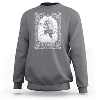 Christmas Krampus Sweatshirt Pagan Yule Nordic Xmas Krampus Evil Tarot Card - Wonder Print Shop