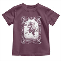 Christmas Krampus Toddler T Shirt Pagan Yule Nordic Xmas Krampus Evil Tarot Card - Wonder Print Shop