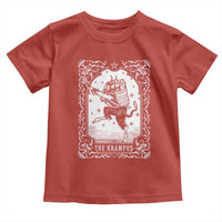 Christmas Krampus Toddler T Shirt Pagan Yule Nordic Xmas Krampus Evil Tarot Card - Wonder Print Shop