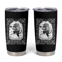 Christmas Krampus Tumbler Cup Pagan Yule Nordic Xmas Krampus Evil Tarot Card - Wonder Print Shop