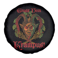Nordic Christmas Krampus Spare Tire Cover Gruss Vom Krampus Pagan Yule Xmas - Wonder Print Shop