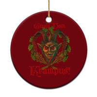 Nordic Christmas Krampus Ceramic Ornament Gruss Vom Krampus Pagan Yule Xmas - Wonder Print Shop