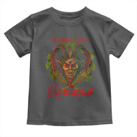 Nordic Christmas Krampus Toddler T Shirt Gruss Vom Krampus Pagan Yule Xmas - Wonder Print Shop