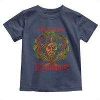 Nordic Christmas Krampus Toddler T Shirt Gruss Vom Krampus Pagan Yule Xmas - Wonder Print Shop