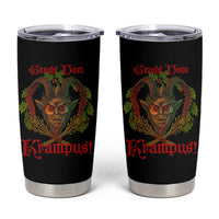 Nordic Christmas Krampus Tumbler Cup Gruss Vom Krampus Pagan Yule Xmas - Wonder Print Shop