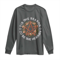 Tis The Season To Be The Heathen Long Sleeve Shirt Pagan Christmas Yule Holiday - Wonder Print Shop