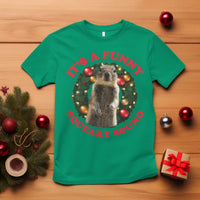 Funny Christmas Vacation Squirrel Movie T Shirt It Is A Funny Squeaky Sound Xmas Wreath - Wonder Print Shop