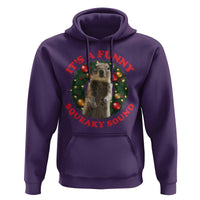 Funny Christmas Vacation Squirrel Movie Hoodie It Is A Funny Squeaky Sound Xmas Wreath - Wonder Print Shop