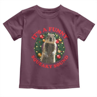 Funny Christmas Vacation Squirrel Movie Toddler T Shirt It Is A Funny Squeaky Sound Xmas Wreath - Wonder Print Shop
