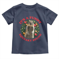 Funny Christmas Vacation Squirrel Movie Toddler T Shirt It Is A Funny Squeaky Sound Xmas Wreath - Wonder Print Shop