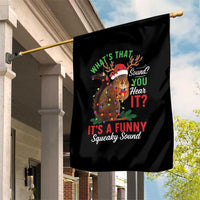 Funny Christmas Vacation Squirrel Movie Garden Flag Whats That Sound You Hear It It Is A Funny Squeaky Sound - Wonder Print Shop