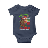 Funny Christmas Vacation Squirrel Movie Baby Onesie Whats That Sound You Hear It It Is A Funny Squeaky Sound - Wonder Print Shop
