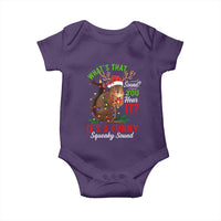 Funny Christmas Vacation Squirrel Movie Baby Onesie Whats That Sound You Hear It It Is A Funny Squeaky Sound - Wonder Print Shop
