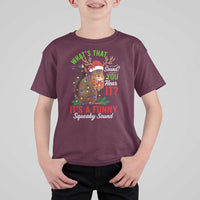 Funny Christmas Vacation Squirrel Movie T Shirt For Kid Whats That Sound You Hear It It Is A Funny Squeaky Sound - Wonder Print Shop