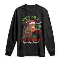 Funny Christmas Vacation Squirrel Movie Long Sleeve Shirt Whats That Sound You Hear It It Is A Funny Squeaky Sound - Wonder Print Shop