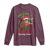 Funny Christmas Vacation Squirrel Movie Long Sleeve Shirt Whats That Sound You Hear It It Is A Funny Squeaky Sound - Wonder Print Shop