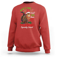 Funny Christmas Vacation Squirrel Movie Sweatshirt Whats That Sound You Hear It It Is A Funny Squeaky Sound - Wonder Print Shop