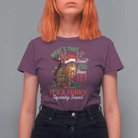 Funny Christmas Vacation Squirrel Movie T Shirt For Women Whats That Sound You Hear It It Is A Funny Squeaky Sound - Wonder Print Shop