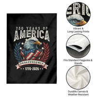 250 Years Of America Garden Flag 250th American Anniversary Independence Bald Eagle - Wonder Print Shop