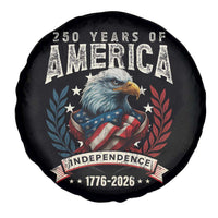 250 Years Of America Spare Tire Cover 250th American Anniversary Independence Bald Eagle - Wonder Print Shop