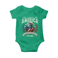 250 Years Of America Baby Onesie 250th American Anniversary Independence Bald Eagle - Wonder Print Shop