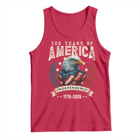 250 Years Of America Tank Top 250th American Anniversary Independence Bald Eagle - Wonder Print Shop