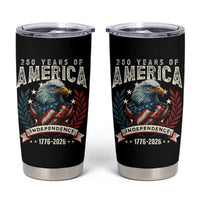 250 Years Of America Tumbler Cup 250th American Anniversary Independence Bald Eagle - Wonder Print Shop