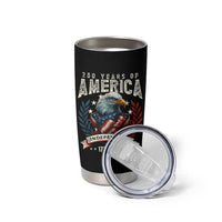 250 Years Of America Tumbler Cup 250th American Anniversary Independence Bald Eagle - Wonder Print Shop