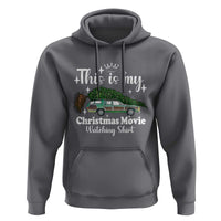 This Is My Christmas Movie Watching Hoodie Vintage Xmas Tree Car - Wonder Print Shop