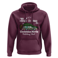 This Is My Christmas Movie Watching Hoodie Vintage Xmas Tree Car - Wonder Print Shop