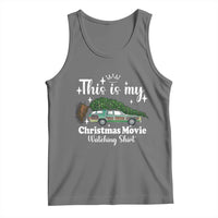 This Is My Christmas Movie Watching Tank Top Vintage Xmas Tree Car - Wonder Print Shop