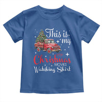 This Is My Christmas Movie Watching Toddler T Shirt Vintage Red Truck - Wonder Print Shop