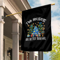 Christmas Hanukkah Garden Flag Two Holidays Are Better Than One Christmukkah Tree - Wonder Print Shop