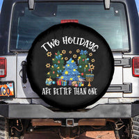Christmas Hanukkah Spare Tire Cover Two Holidays Are Better Than One Christmukkah Tree - Wonder Print Shop