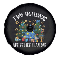 Christmas Hanukkah Spare Tire Cover Two Holidays Are Better Than One Christmukkah Tree - Wonder Print Shop