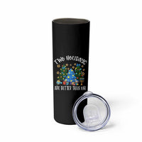 Christmas Hanukkah Skinny Tumbler Two Holidays Are Better Than One Christmukkah Tree - Wonder Print Shop
