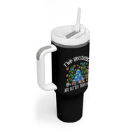 Christmas Hanukkah Tumbler With Handle Two Holidays Are Better Than One Christmukkah Tree - Wonder Print Shop