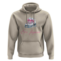Figure Skater Hoodie Go Figure Coquette Pink Bow Ice Skating