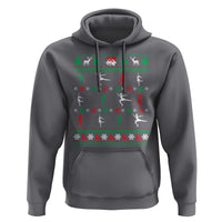 Funny Christmas Figure Ice Skating Skater Hoodie