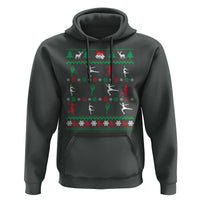 Funny Christmas Figure Ice Skating Skater Hoodie