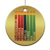 The 7 Principles Of Kwanzaa Christmas Ornament Kinara Candles African Heritage - Wonder Print Shop
