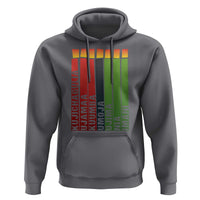 The 7 Principles Of Kwanzaa Hoodie Kinara Candles African Heritage