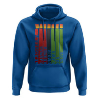 The 7 Principles Of Kwanzaa Hoodie Kinara Candles African Heritage
