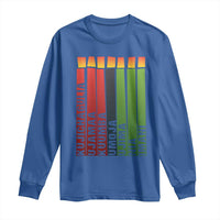 The 7 Principles Of Kwanzaa Long Sleeve Shirt Kinara Candles African Heritage
