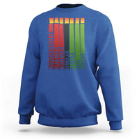 The 7 Principles Of Kwanzaa Sweatshirt Kinara Candles African Heritage - Wonder Print Shop