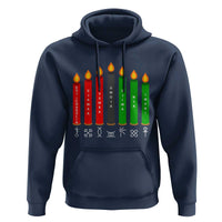 Nguzo Saba Symbols The 7 Principles Of Kwanzaa Hoodie Kinara Candles Symbol