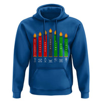 Nguzo Saba Symbols The 7 Principles Of Kwanzaa Hoodie Kinara Candles Symbol